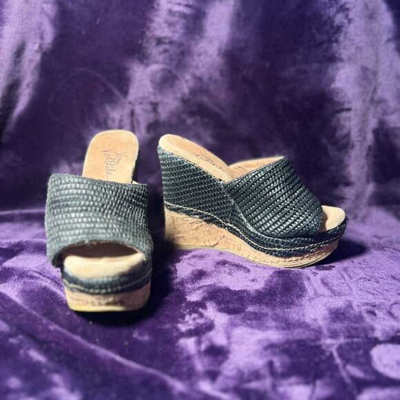 VERY VOLATILE | Raffia And Cork Hampton Wedge Heel Platform | Size 6 - Picture 2 of 4